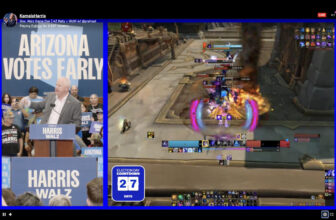Kamala Harris’ Twitch account streamed Tim Waltz rally alongside live WoW gameplay