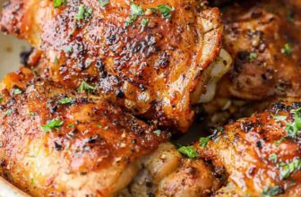 Crispy Baked Chicken Thighs – Spend With Pennies