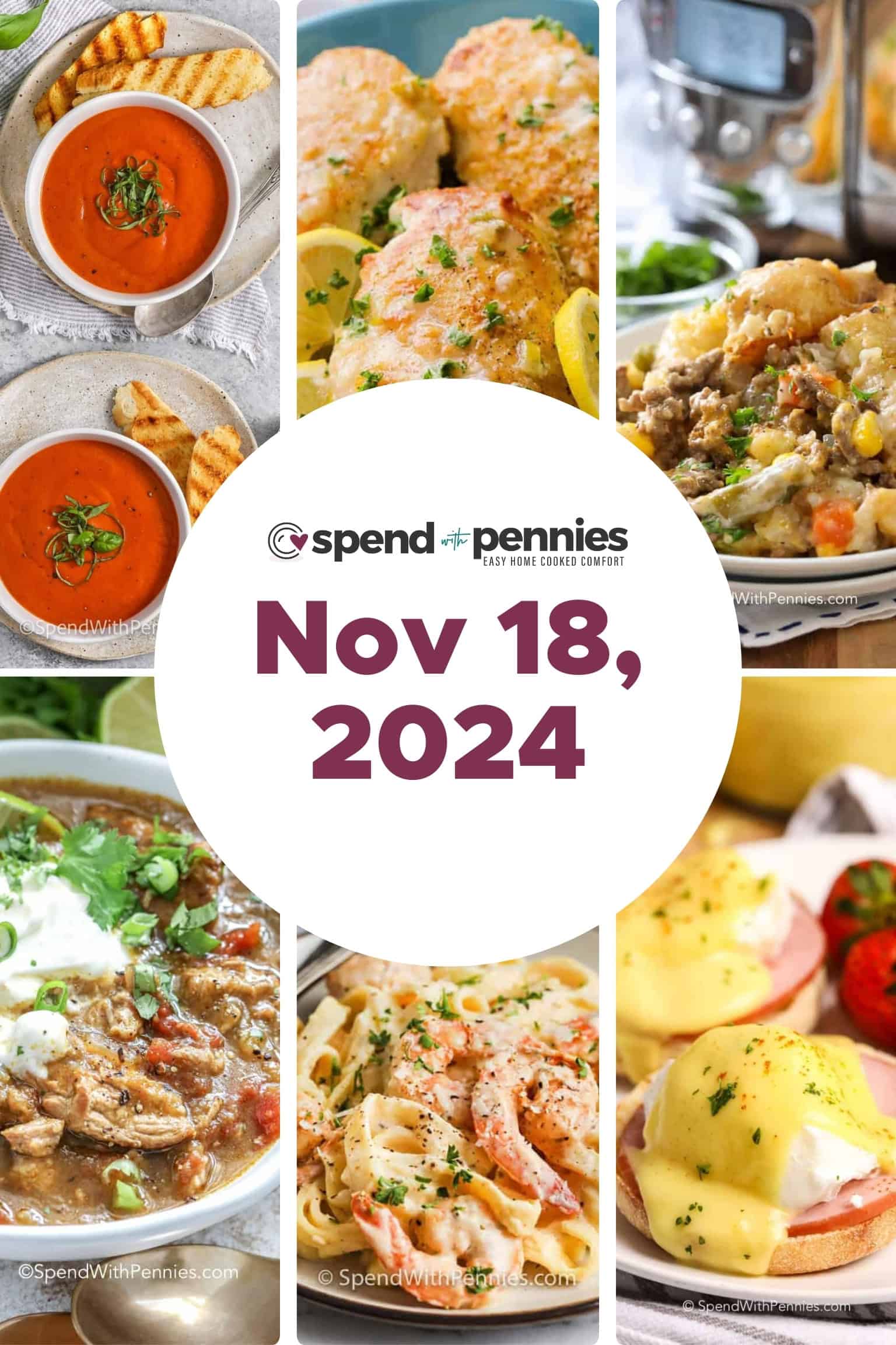 Weekly Meal Plan Nov 18, 2024