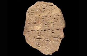 Mysterious Language Etched Onto Newly Discovered Ancient Tablet