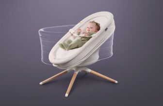 Elvie’s newest product is a smart baby bouncer that transforms into a bassinet