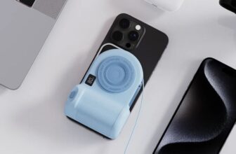 This weird battery pack turns your iPhone into an old-school camera