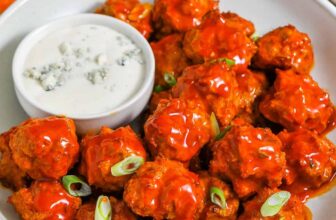 Buffalo Chicken Meatballs