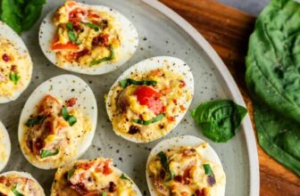 BLT Deviled Eggs