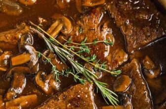 Round Steak and Mushrooms – Spend With Pennies