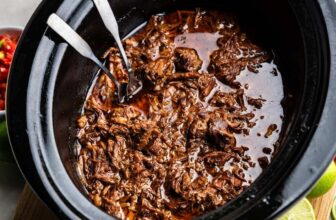 Easy Slow Cooker Chili-Lime Mexican Shredded Beef