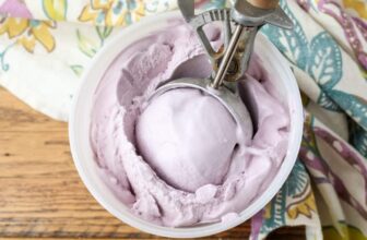 Grape Ice Cream – Barefeet in the Kitchen
