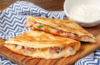 Ham and Cheese Quesadilla – Barefeet in the Kitchen