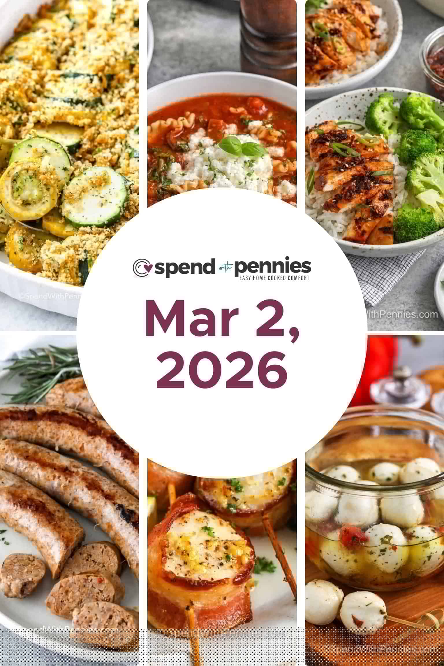 Weekly Meal Plan Mar 2, 2026