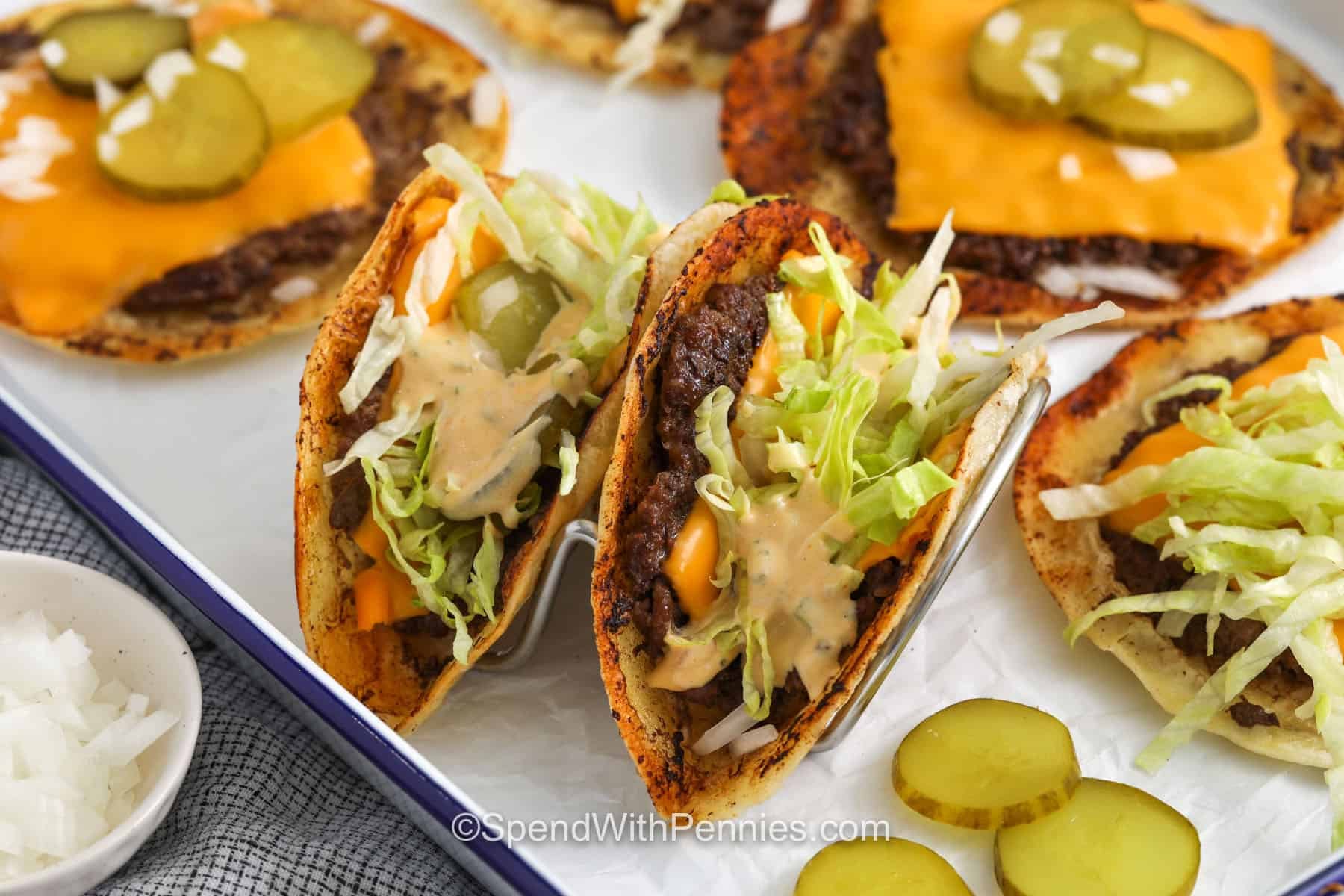 Smash Burger Tacos