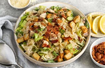 Chicken Caesar Pasta Salad